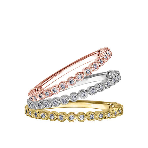 Yellow Gold &amp; Diamond Band