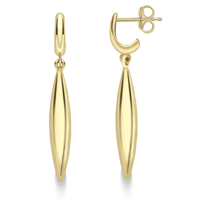 Torpedo Drop Earrings - 42 x 6mm