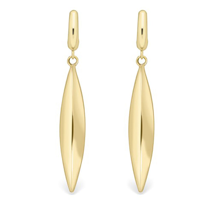 Torpedo Drop Earrings - 42 x 6mm