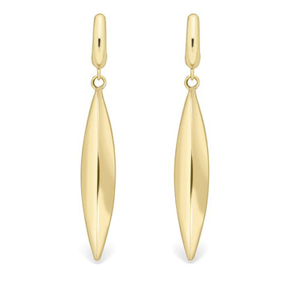 Torpedo Drop Earrings - 42 x 6mm