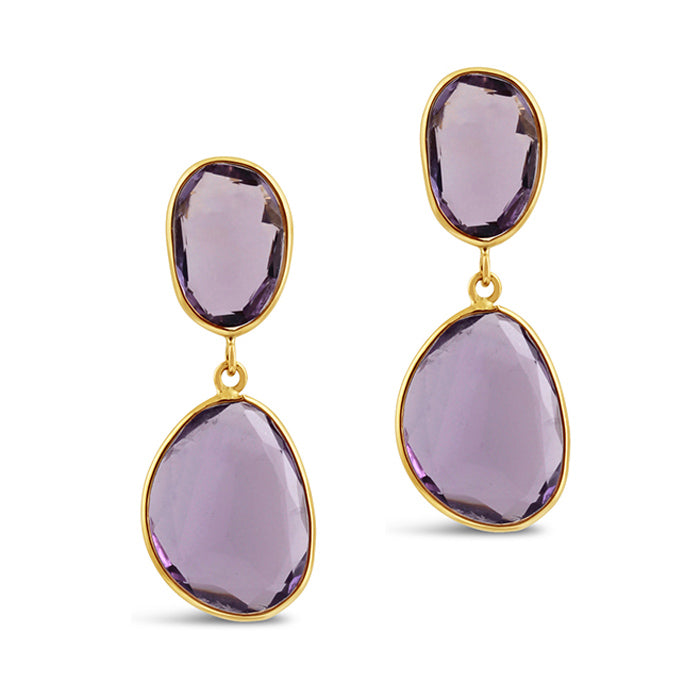Amethyst Drop Earrings