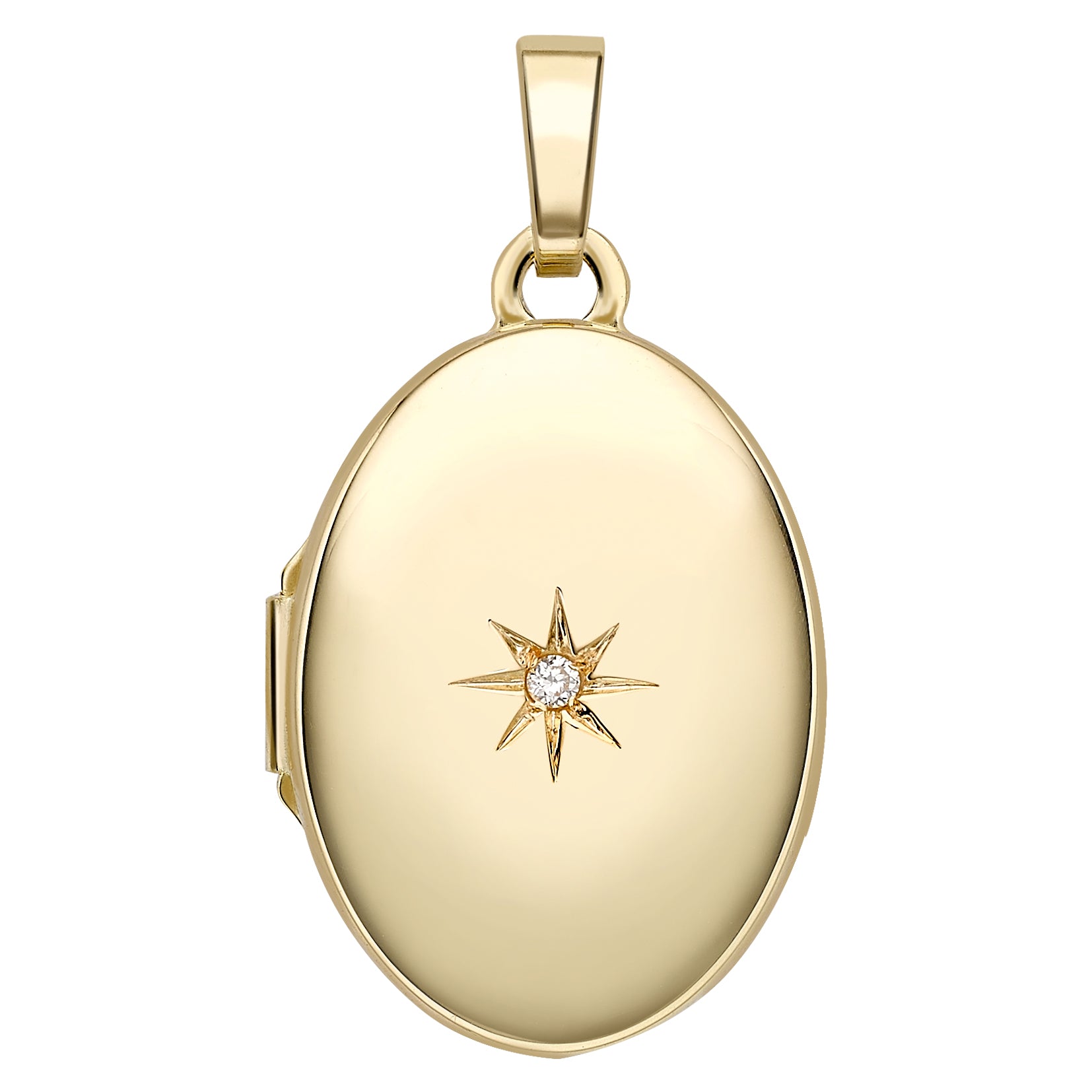 Diamond North Star Locket