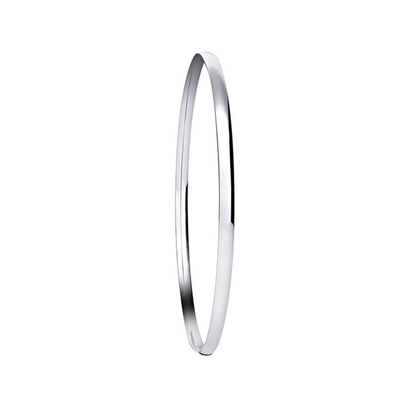 Full Oval Bangle 2mm