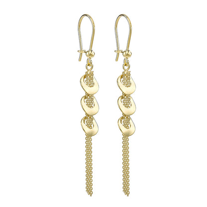 Bismark-Chain&amp; Ring Drop Earrings