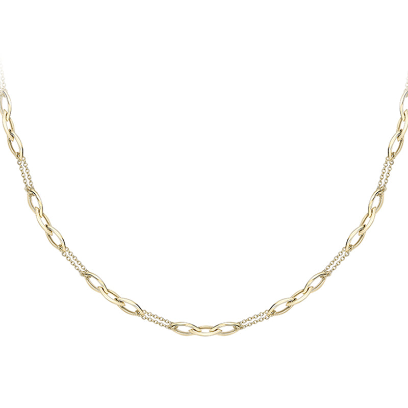 Marquise Link &amp; Chain Necklace