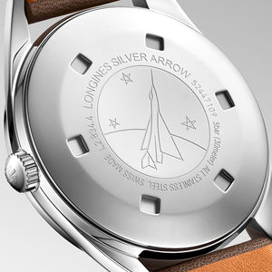 Longines Heritage Silver Arrow Watch - L28344722 - 38.50mm