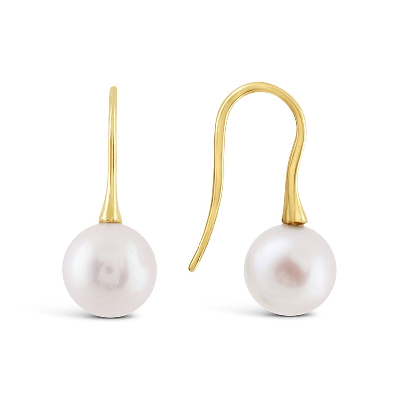 Freshwater Pearl Drop Earrings 10-11mm