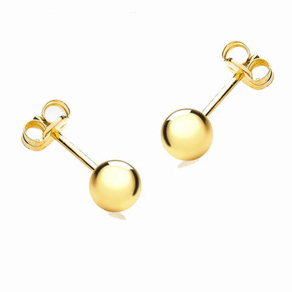 Ball Stud Earrings - 3mm