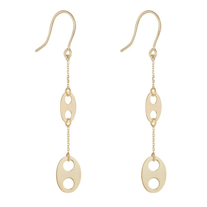 Rocks Marine Link &amp; Chain Drop Earrings