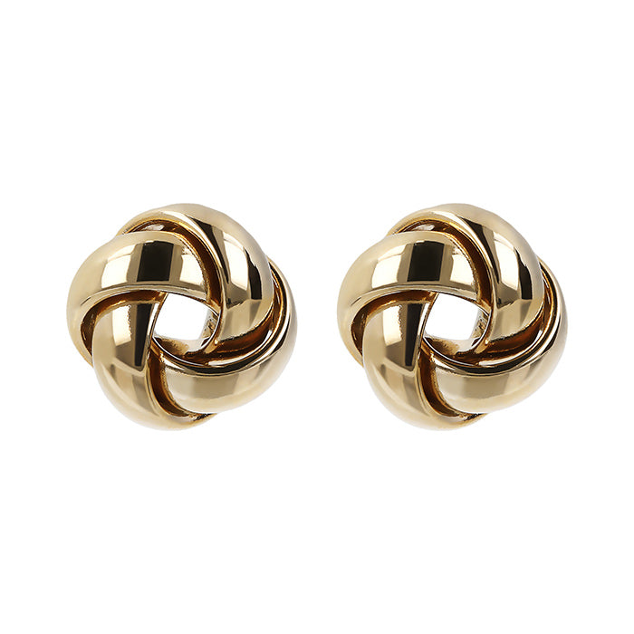 Knot Stud Earrings - 8mm