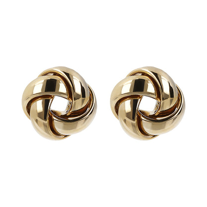 Knot Stud Earrings - 8mm