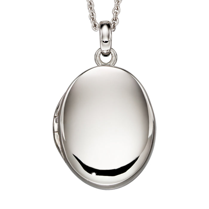 Orla - Oval Silver Locket