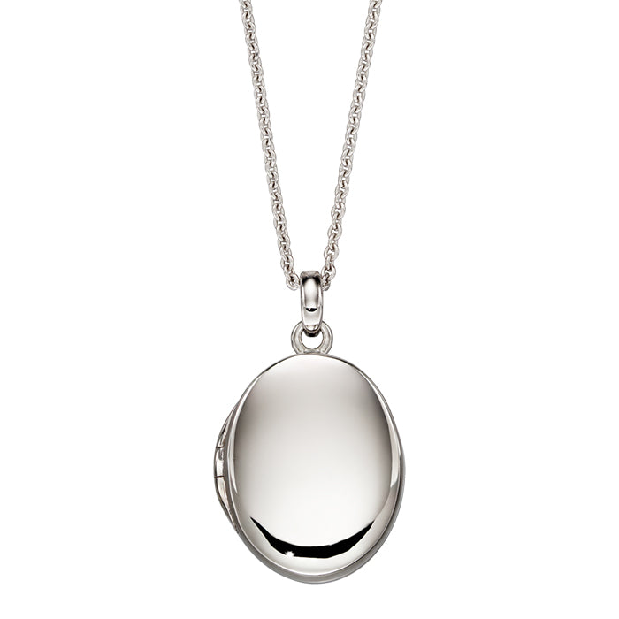 Orla - Oval Silver Locket