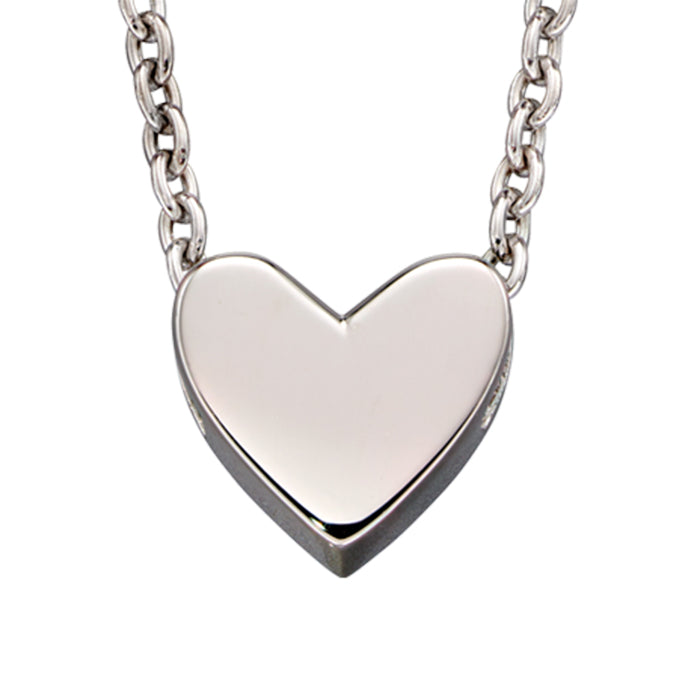 Zahra Single Heart Charm Necklace