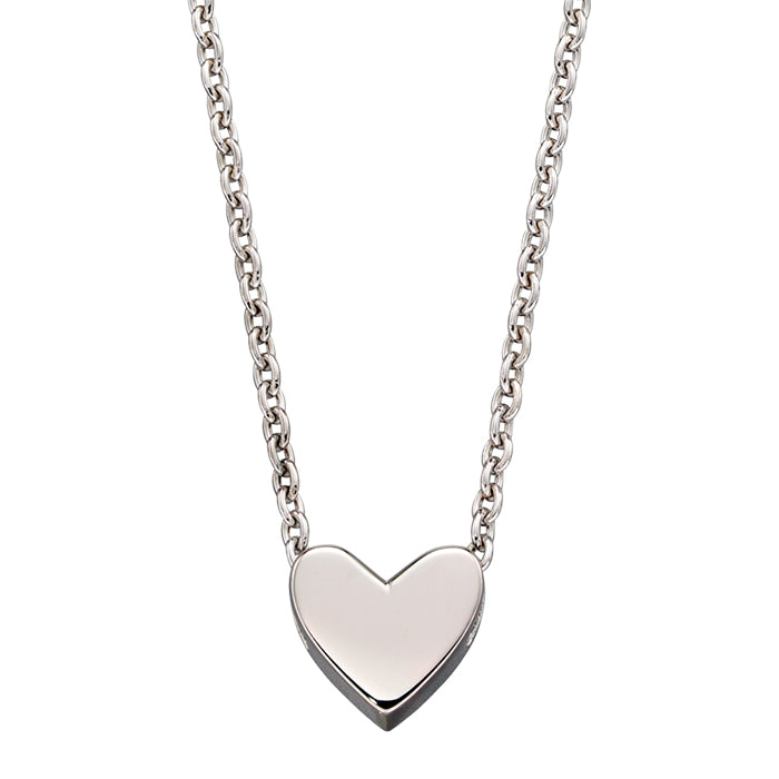 Zahra Single Heart Charm Necklace