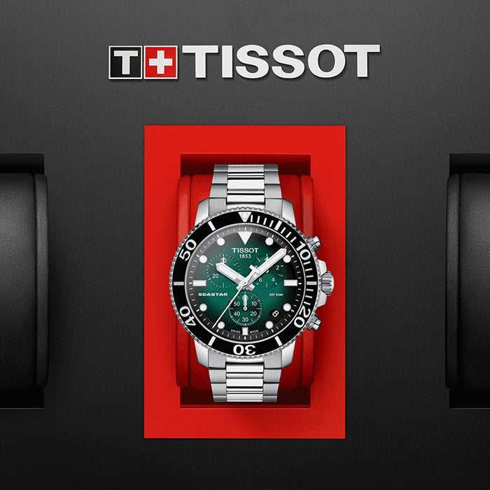 Tissot Seastar 1000 Chronograph Watch - T1204171109101 - 45.50mm