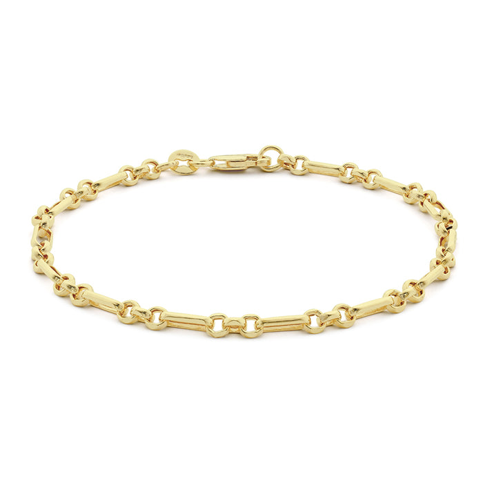 Rocks Figaro Chain Bracelet
