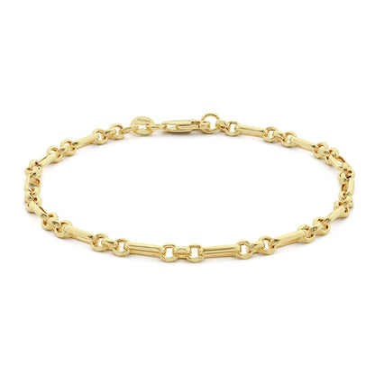 Rocks Figaro Chain Bracelet