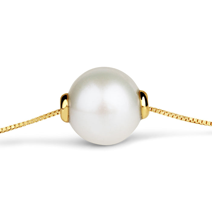 Rocks Sliding Pearl Necklace