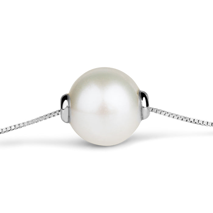 Sliding Pearl Pendant - 7mm