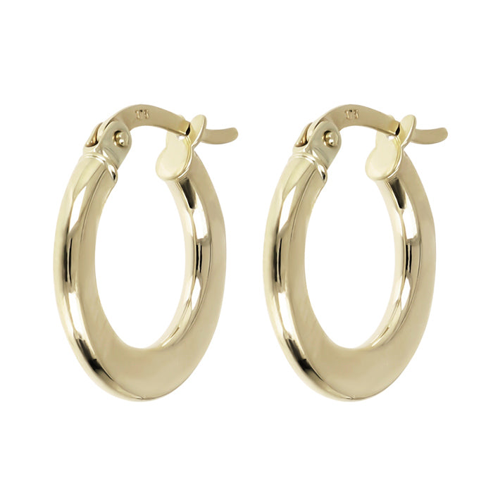 Rocks Flat Hoop Earrings