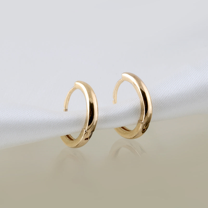 Rocks Huggie Hoop Earrings