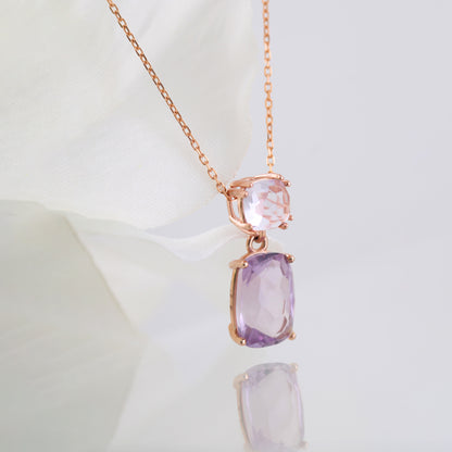 Amethyst Drop Pendant