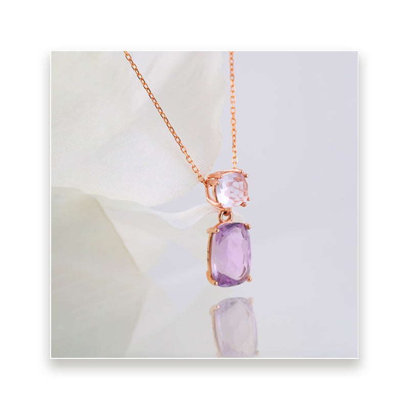 Amethyst Drop Pendant