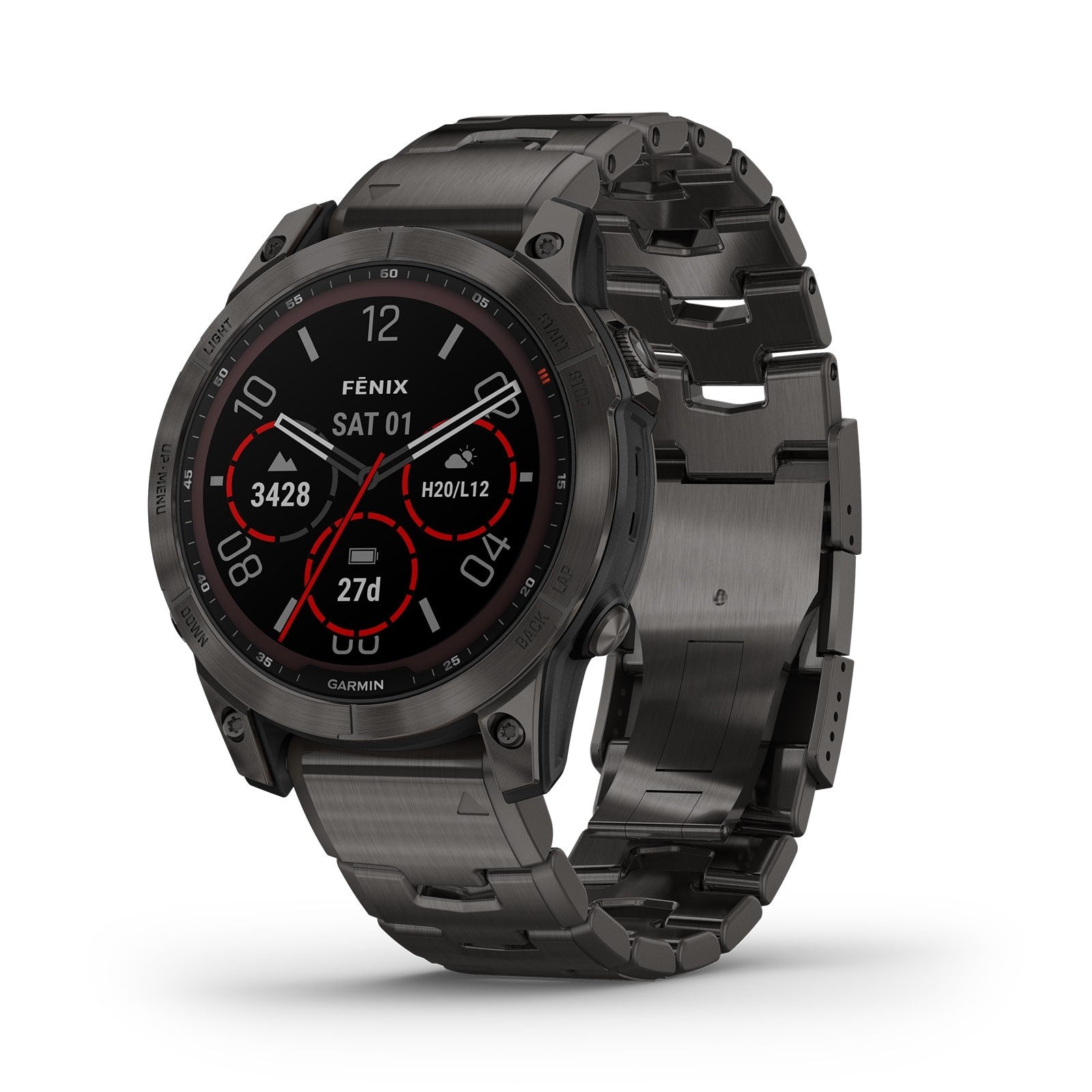 Garmin Fenix 7 Sapphire Solar Smartwatch - 010-02540-39