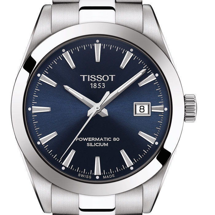 Tissot Gentleman Powermatic 80 Silicium Watch - TT1274071104100 - 40mm