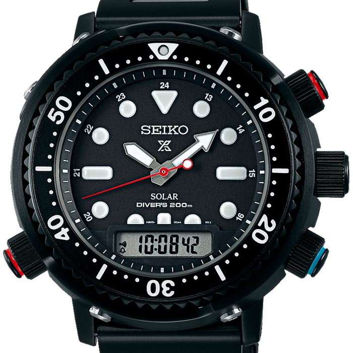 Seiko Prospex Solar &amp;lsquo;Commando Arnie&amp;rsquo; Hybrid Diver&amp;rsquo;s Limited Edition Watch - SNJ037P1 - 46.92mm