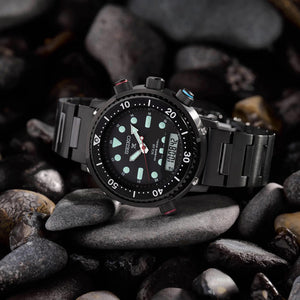 Seiko Prospex Solar &lsquo;Commando Arnie&rsquo; Hybrid Diver&rsquo;s Limited Edition Watch - SNJ037P1 - 46.92mm