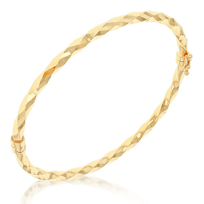 Rocks Twisted Bangle