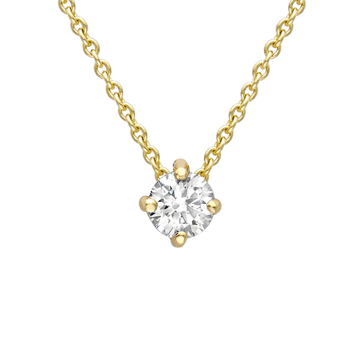 Diamond NSEW Solitaire Pendant - 0.08ct