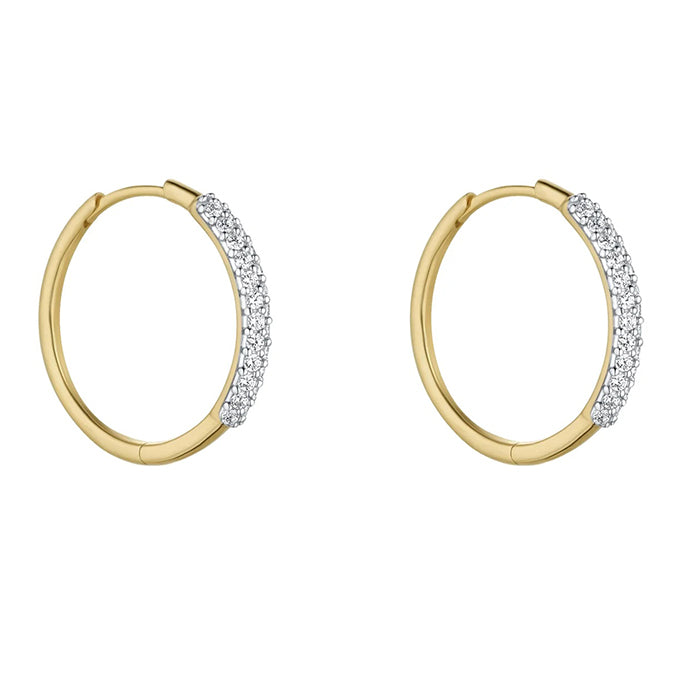 Rocks Hoop Earrings - 20mm