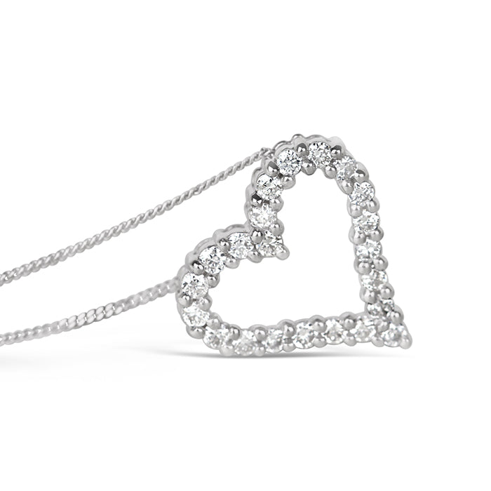 Diamond Heart Pendant - 0.25ct