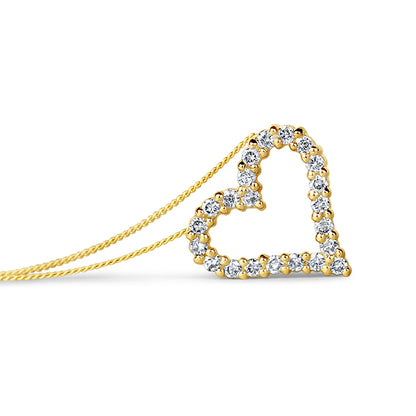 Rocks Diamond Heart Pendant - 0.25ct