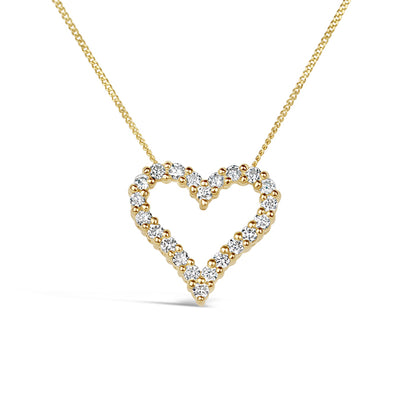 Rocks Diamond Heart Pendant - 0.25ct