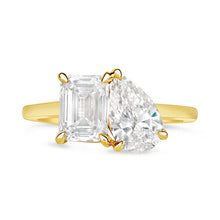 Load image into Gallery viewer, Rocks Toi et Moi Engagement Ring - 2.58ct - Laboratory Grown Diamonds
