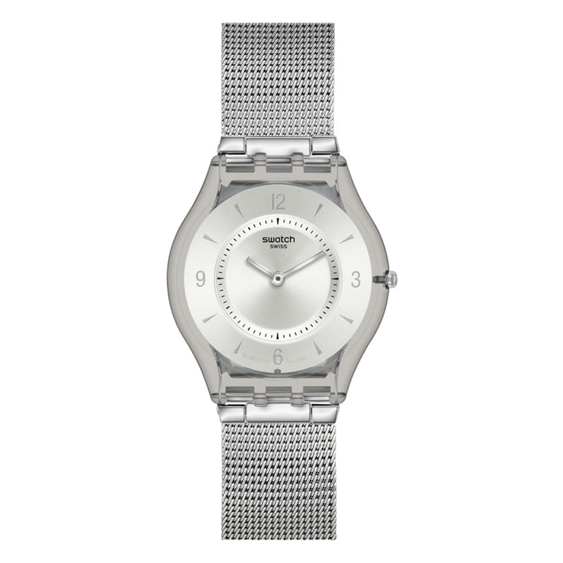 Swatch Metal Knit Watch - SS08M100M - 34mm