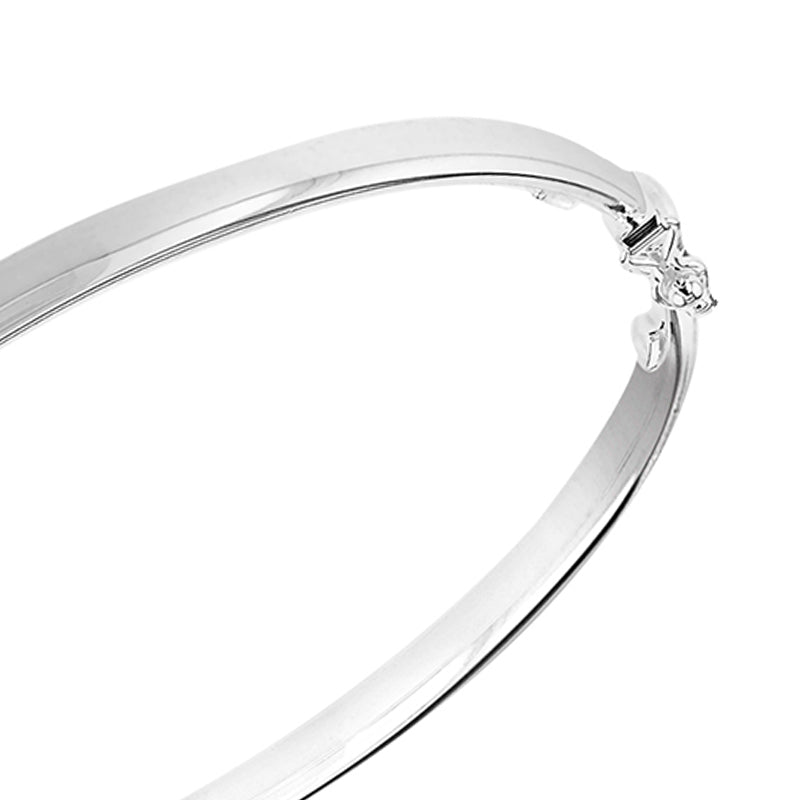 Oval Hinged Bangle