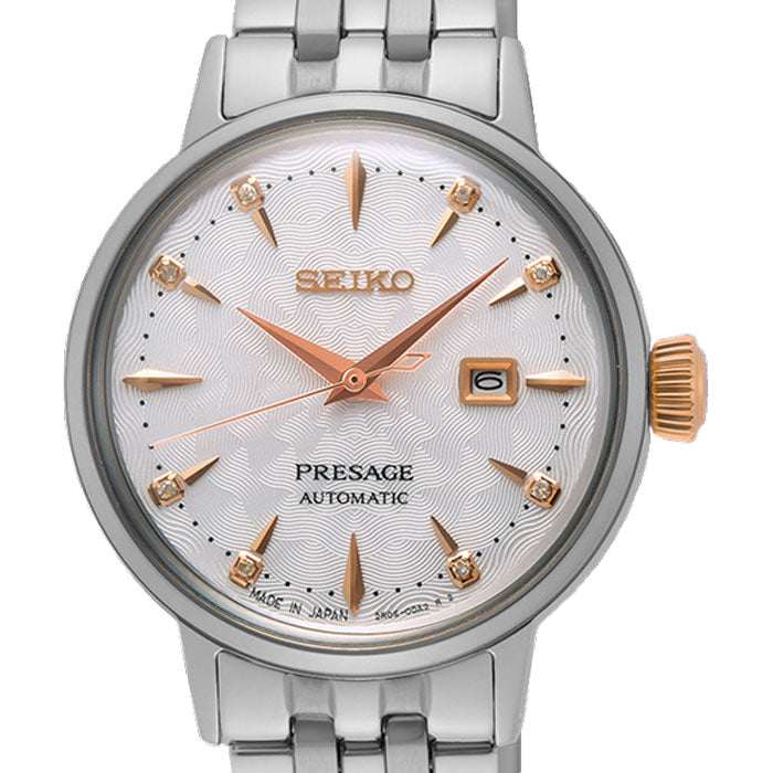 Seiko Presage  &amp;lsquo;Clover Club&amp;rsquo; Diamond Twist Watch - SRE009J1 - 30.28mm