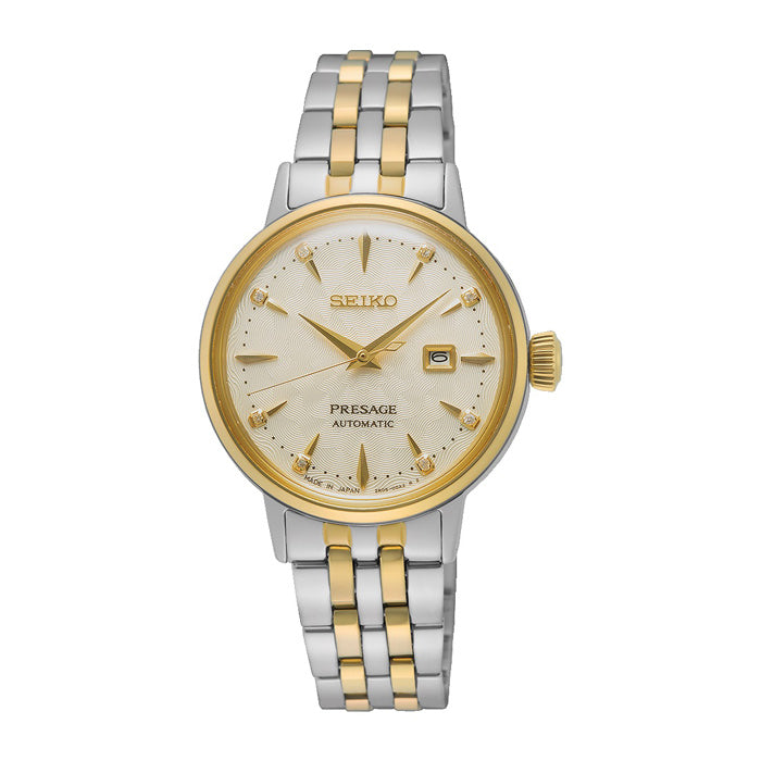 Presage &amp;lsquo;White Lady&amp;rsquo; Diamond Twist Watch - SRE010J1 - 30.28mm