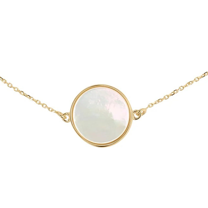 Pearl Disc Bracelet