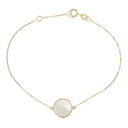 Pearl Disc Bracelet