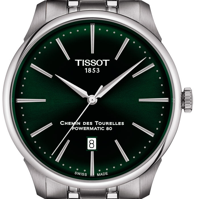 Tissot Chemin Des Tourelles Powermatic 80 Watch - T1394071109100 - 42mm