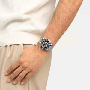 Swatch Dark Blue Irony Watch - YVS507G - 43mm