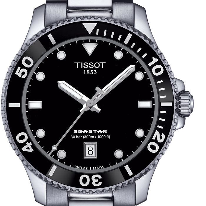 Tissot Seastar 100 Watch - T1204101105100 - 40mm