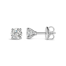 Load image into Gallery viewer, Rocks Diamond Solitaire &#39;Martini&#39; Stud Earrings - 1.21ct