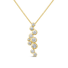 Load image into Gallery viewer, Rocks Bezel Diamond Necklace